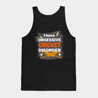 Obsessive Cricket Disorder Tank Top